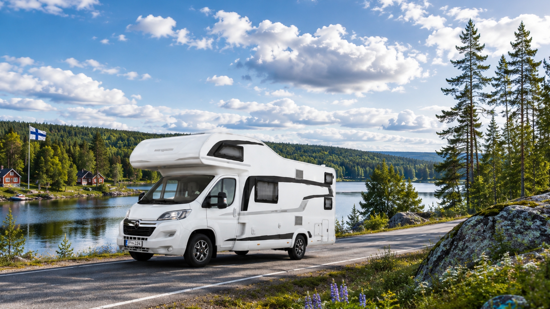 Hobby Optima Ontour A65 KM family motorhome available through Touring Cars, designed for comfortable road trips, camping holidays, and motorhome travel across Northern Europe.